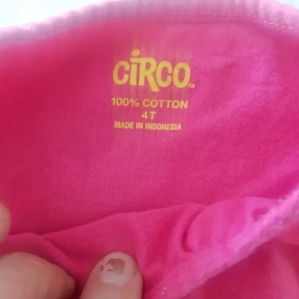 Circo Pink Tank Top Blouse Size 4t Pleated Sleeveless 100% Cotton Girls Solid